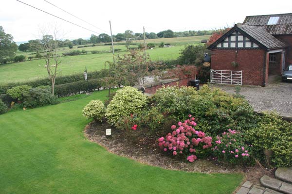 garden view at Goose Green Farm